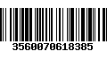 Código de Barras 3560070618385