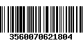 Código de Barras 3560070621804