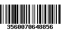 Código de Barras 3560070648856