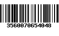 Código de Barras 3560070654048