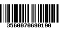 Código de Barras 3560070690190