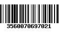 Código de Barras 3560070697021