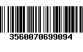 Código de Barras 3560070699094