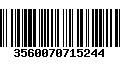 Código de Barras 3560070715244