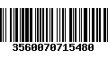 Código de Barras 3560070715480