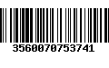 Código de Barras 3560070753741