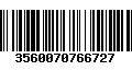 Código de Barras 3560070766727