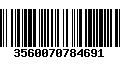 Código de Barras 3560070784691