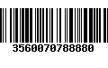 Código de Barras 3560070788880