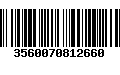 Código de Barras 3560070812660