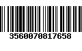 Código de Barras 3560070817658