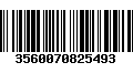 Código de Barras 3560070825493