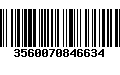 Código de Barras 3560070846634