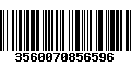 Código de Barras 3560070856596