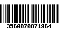 Código de Barras 3560070871964