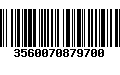 Código de Barras 3560070879700