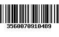 Código de Barras 3560070910489