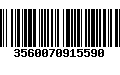 Código de Barras 3560070915590