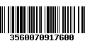 Código de Barras 3560070917600