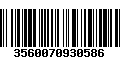 Código de Barras 3560070930586