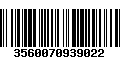 Código de Barras 3560070939022