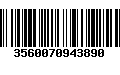 Código de Barras 3560070943890