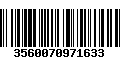 Código de Barras 3560070971633