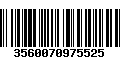 Código de Barras 3560070975525