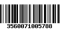 Código de Barras 3560071005788