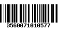 Código de Barras 3560071010577