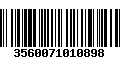 Código de Barras 3560071010898