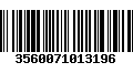 Código de Barras 3560071013196