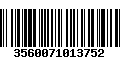 Código de Barras 3560071013752