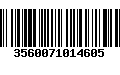 Código de Barras 3560071014605