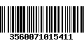 Código de Barras 3560071015411