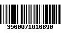 Código de Barras 3560071016890