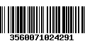 Código de Barras 3560071024291