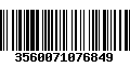 Código de Barras 3560071076849