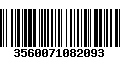 Código de Barras 3560071082093