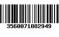 Código de Barras 3560071082949