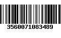 Código de Barras 3560071083489