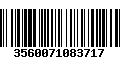 Código de Barras 3560071083717