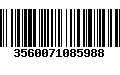 Código de Barras 3560071085988