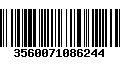 Código de Barras 3560071086244