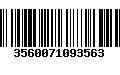 Código de Barras 3560071093563