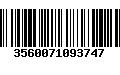 Código de Barras 3560071093747