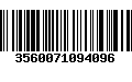 Código de Barras 3560071094096