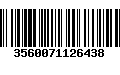 Código de Barras 3560071126438