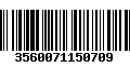 Código de Barras 3560071150709