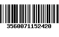 Código de Barras 3560071152420